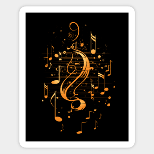 Music Sheet Notes Magnet